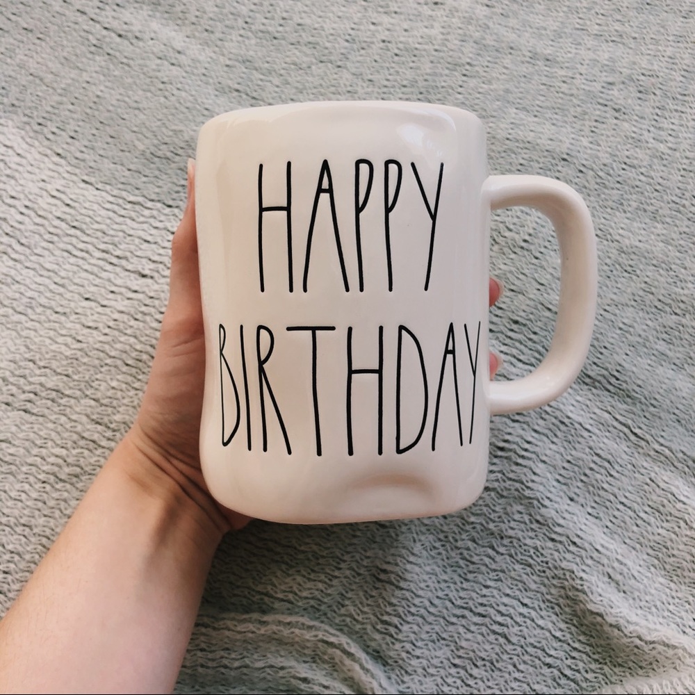 Rae Dunn Happy Birthday Mug (green inside) 💚